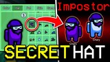 SECRET HAT TO BECOME IMPOSTER EVERY TIME IN AMONG US MOBILE! (iOS/ANDROID/PC)