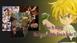How To Watch The Seven Deadly Sins / Nanatsu no Taizai In Order