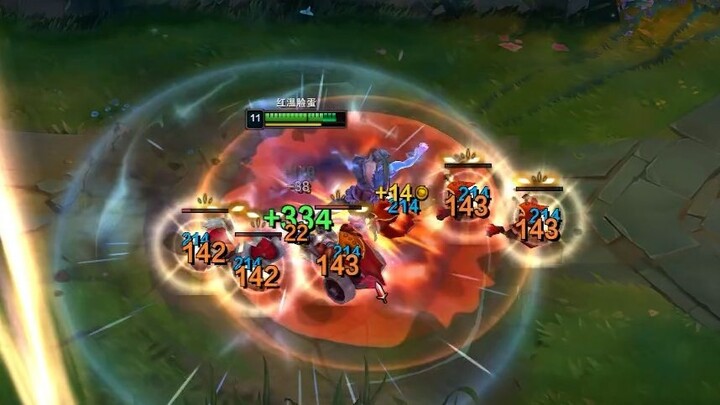 Main W: Infinite Life-Stealing Monk! He’s draining the enemy’s mana until it’s all gone. How does li