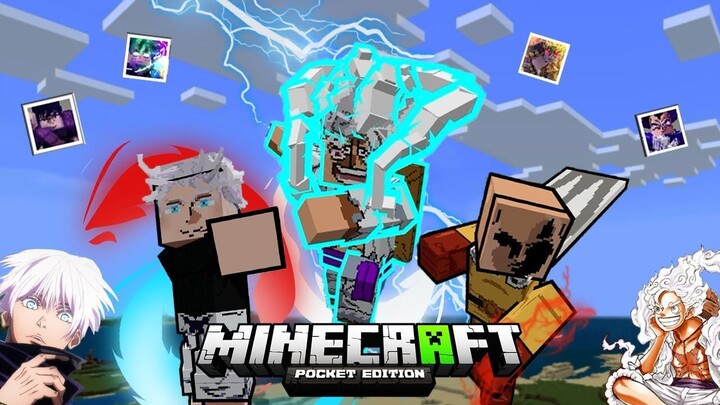 อัพเดต!! รีวิวแอดออน "รวมตัวเอกอนิเมะโครตเจ๋ง!?" ใน Minecraft มือถือ (Anime) | Minecraft รีวิว Addon
