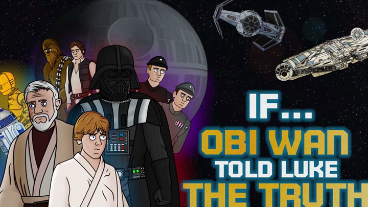 [Star Wars Fan Animation] (Poor Translation) If Obi-Wan had told Luke the truth from the beginning..