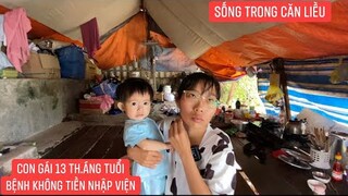 Thương cháu bé 13 tháng tuổi mang căn bệnh tim vợ chồng trẻ không tiền chữa trị ôm con rơi nước mắt