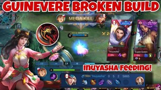 Guinevere Broken Build! 🔥| INUYASHA FEEDING | LOTUS SKIN | MOBILE LEGENDS