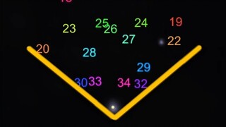 数字每次弹跳都会加1#星球动画 #几何图形