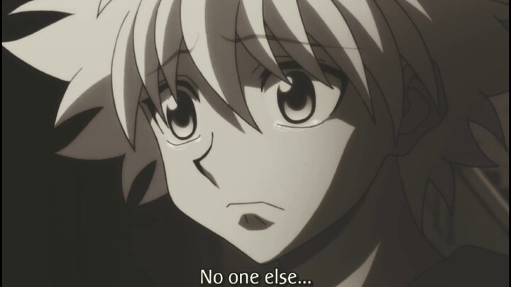 Killua sad moment - Hunter x Hunter