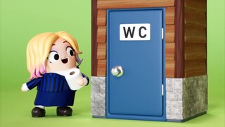 [Wednesday animation] No paper in the toilet on Wednesday? ?