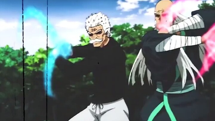 One Punch Man: "No one really thinks these two old men are weak, do they?"