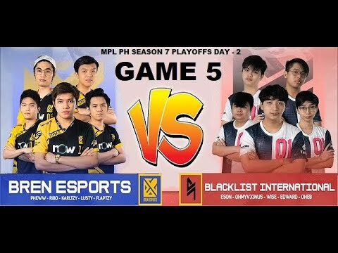 BREN vs. BLCK| GAME 5 | PLAYOFFS |  MPL PH SEASON 7 DAY 2 | MAY 27, 2021