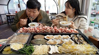 🌊대천에 놀러 갔는데, 날씨 때문에 망했습니다. | 대천키조개삼합 | 짚라인, 레일바이크 | 전망대, 전동바이크 | 먹방! - Mukbang eating show