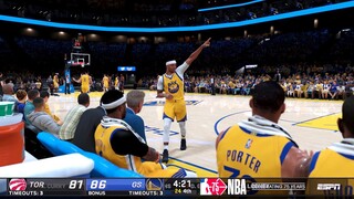 NBA 2K22 Ultra Modded Season | Warriors vs Raptors | Full Game Highlights