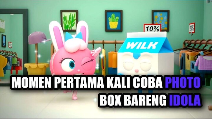Momen Pertama Kali Coba Photo Box Bareng Idola