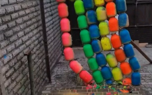 Iron Ball VS Glass Bottle Blast Contest