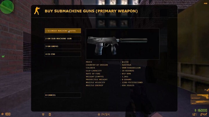 Counter-Strike 1.6 - cs_assault - CT Forces - SAS - SMG