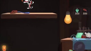 Cat and mouse mobile game: Pull the orange cat