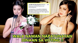 GMA NETWORK HINDI KUMBINSIDO SA PAGKAPANALO NI BELLE MARIANO BILANG SDA AWARDEE | DINAAN SA VOTING !