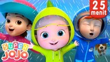 Bayi JoJo Sangat Suka Bermain Air Setelah Hujan | Lagu Anak-anak | Super JoJo Bahasa Indonesia