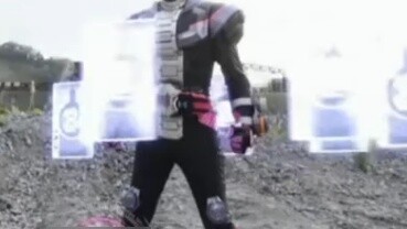 Borrowing the power of others in Kamen Rider