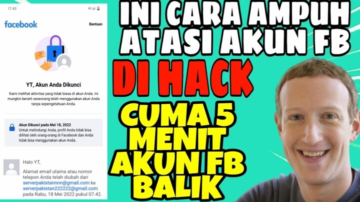 Cara Paling Benar Mengatasi Akun Facebook Kena Hack | Cara Kunci Akun Facebook | Trik Facebook