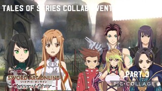 Sword Art Online Integral Factor: Tales of Series Collab Event Part 3