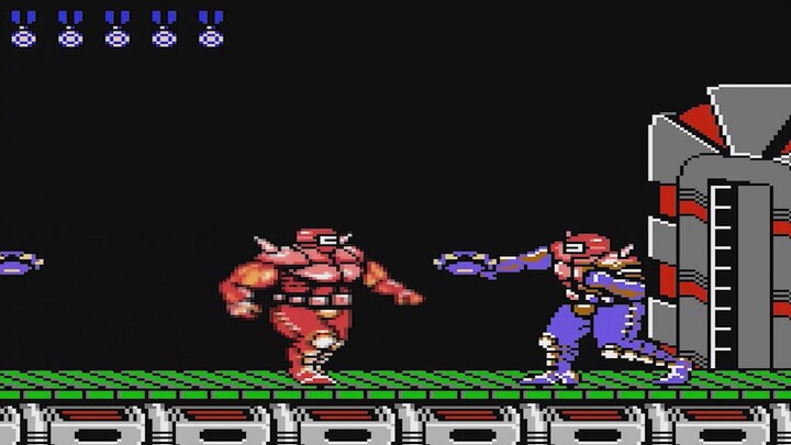 In "Contra", can you control the boss to fight yourself? It really ruined my childhood.