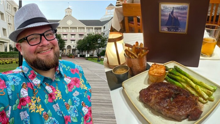 Disney’s Yachtsman Steakhouse 2021 | New Favorite Disney Dessert & One of The Best Steaks In Disney