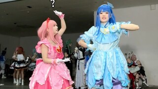 When Balala the Fairies danced the theme song at the comic exhibition~