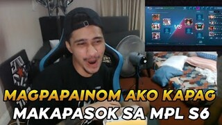 MAGPAINOM AKO KAPAG MAKAPASOK KAMI SA QUALIFIERS SA MPL SEASON 6 MGA IDOL ANO SA TINGIN NINYO