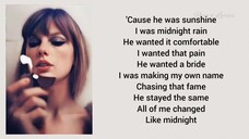 Taylor Swift - Midnight Rain [Lyrics]