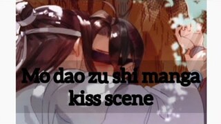 Mo dao zu shi manga chapter 186 (kiss scene) lan Zhan X Wei ying