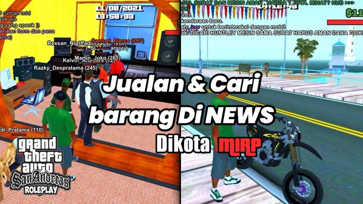GTA SAMP || Cara Buat Iklan Di NEWS || SERVER MIRP