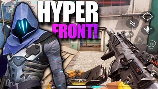 💀ISSO é VALORANT ou HYPER FRONT? TESTANDO no IOS! [GAMEPLAY EM 2K]