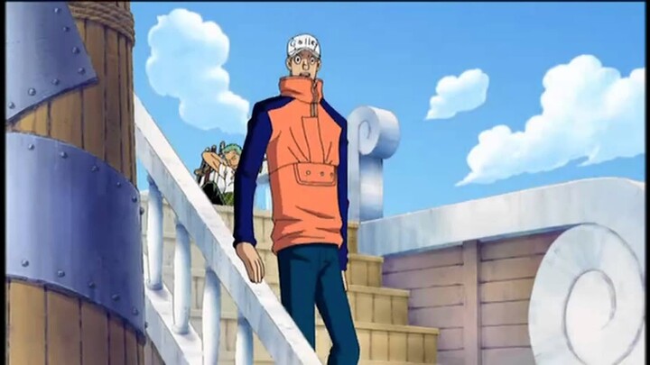 One Piece Funny Moment - Zoro mistakes Kaku for Usopp