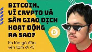 Giải thích siêu dễ hiểu về Bitcoin, ví crypto và các sàn giao dịch