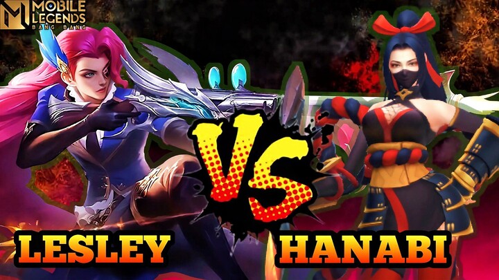 LESLEY VS HANABI GOLD LANE !! AUTO PANEN KILL🔥🔥