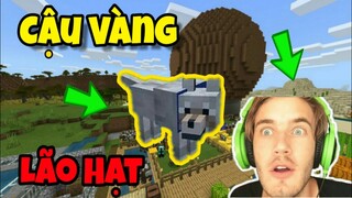 Tìm Thấy Cậu Vàng Của Lão Hạt Pewdiepie Trong Minecraft PE Và Cái Kết !!!