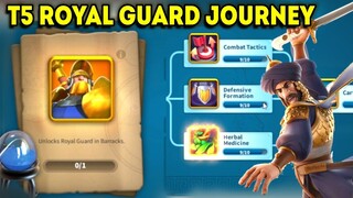 Rise of kingdoms - Road to T5 Troops Royal Guard | current progress im almost there 😀