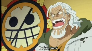 Ekspresi Rayleigh Melihat Kelompok Luffy Di Pulau Sabaody