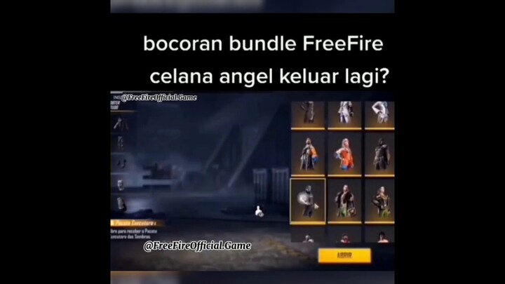 bocoran bundle terbaru free fire❗ celana angel kluar lagi