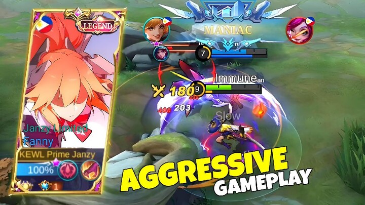 FANNY NEW ROTATION FOR EARLY GAME AGGRESSIVENESS | RANKED GAMEPLAY