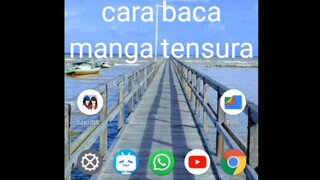 cara baca komik tensura