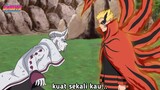 Boruto episode 217 - Isshiki ketakutan melawan Naruto mode baryon