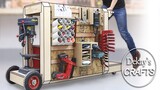 【Woodworking】Homemade portable cart? With it, it is no problem to set up a stall!