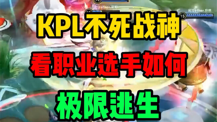 KPL's Undying War God, HuaHai, makes an epic escape!!