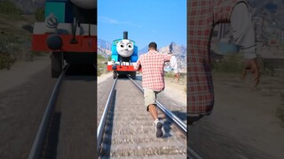 GTA V: FRANKLIN SAVIN CHOP FROM THOMAS AND FRIENDS #trains #shorts