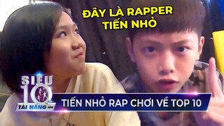 Tiến Nhỏ ngẫu hứng 'RAP CHƠI' về Top 10 Siêu Tài Năng Nhí 'CỰC ĐÁNG YÊU' trong hậu trường STNN