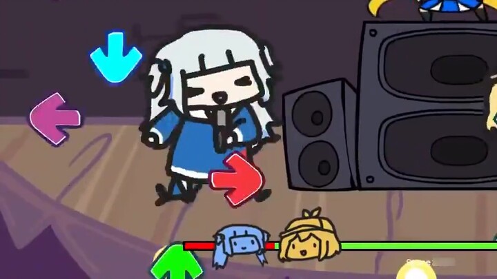 วัตสันและกูล่าเล่นบนเวที