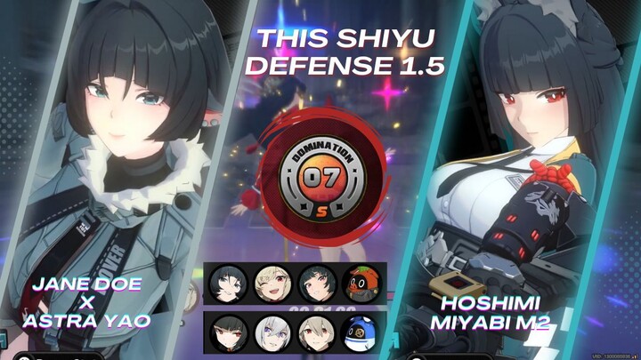 This Shiyu Defense 1.5 Jane Doe Astra Yao & Miyabi M2 | Zenless Zone Zero