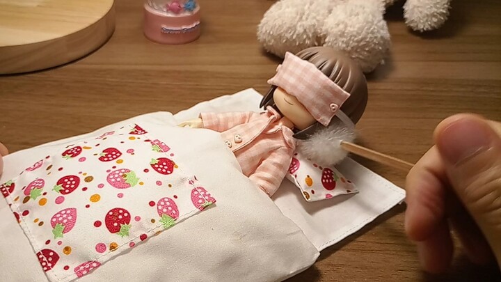 【Rumah Kecil】Set lengkap sebelum tidur: merawat figur, mandi air hangat, lalu masuk ke dalam selimut