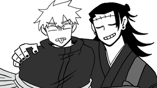 手画[咒术回战]五条悟&夏油杰の封印命中