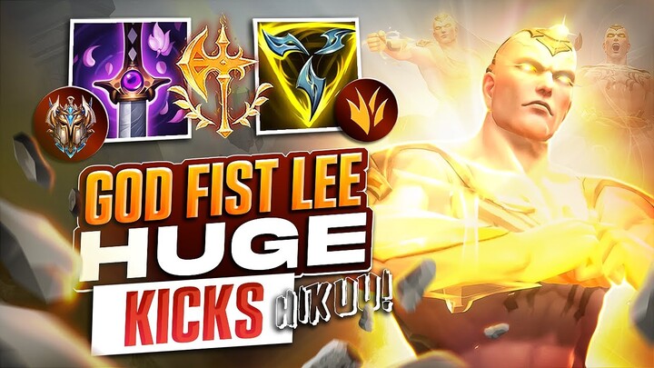 WILD RIFT GOD FIST LEE SIN HUGE KICKS - Full Gameplay